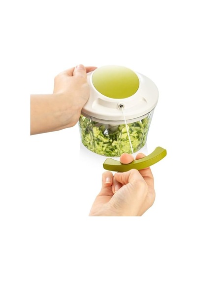 Ayrex Orret Home 700 Ml 3 Bıçaklı İpli Rondo Çekmeli Doğrayıcı, Hızlı Ve Pratik Sebze Doğrama, Paslanmaz