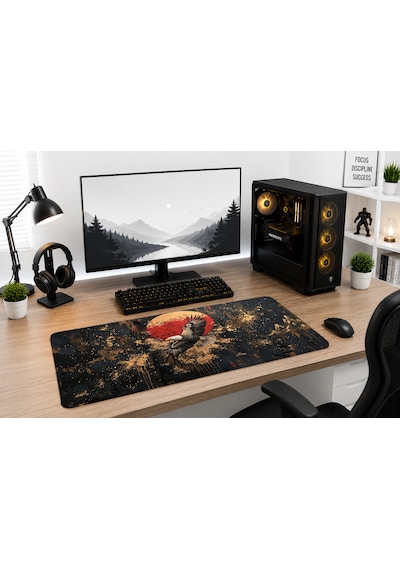 Karışık-1 40x90 Gaming Kaymaz Taban Oyuncu Ultra Pürüzsüz Mousepad 90cm X 40cm