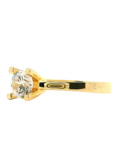Cigold Tektaş Yüzük 14 Ayar Altın 1.50 Gr Oa-k21801029217 Renkli