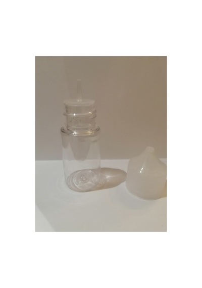 30ml Şeffaf Gorilla Şişe Beyaz Kapak, Plastik Şişe, Boş Şişe, Likit Şişesi, 50 Adet Diğer