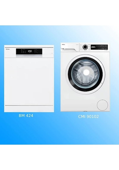 Regal CMI 90102 - BM 424 4 Beyaz Eşya Seti