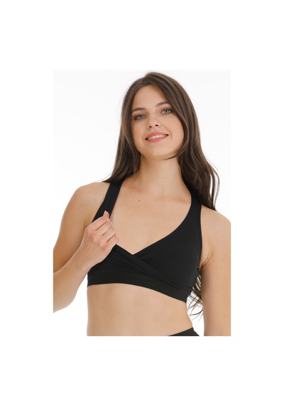 Parlingerie Hamile Emzirme Büstiyeri Sporcu Siyah