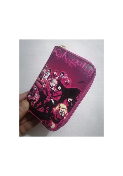 Owlbag Company Owl Bag Anime Kakegurui Desenli Tasarım Suni Deri Cüzdan Çok Renkli