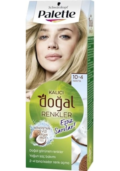 Doğal İçerikli Kalıcı Saç Boyası 10-4 Papatya