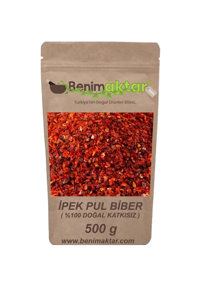 BenimAktar Katkısız İpek Biber 500 G