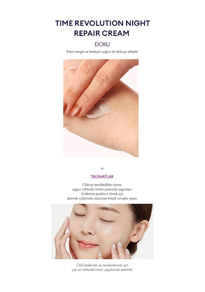 Missha Total Bakım Kremi & Balm Stick Time Revolution Night Repair Cream & Balm Duo Set