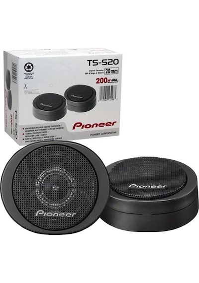 Pıoneer Ts-s20 -200 Watt Hard Dome Super Tweeter-tiz Hoparlör-2 Adettir