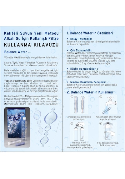Balance Water Alkali İyonize Su Üreteci