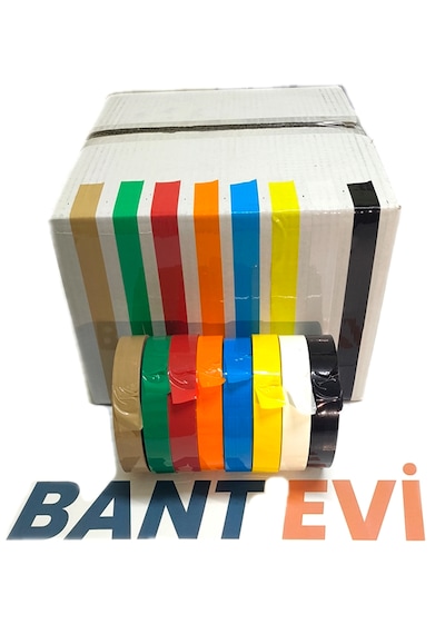 8 Renk İnce Koli Bandı Renkli Paketleme Ve İşaretleme Bantları