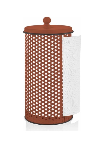Metal Dik Havluluk - Kağıt Havluluk Peçetelik 30cm.kiremit Renk Çok Renkli