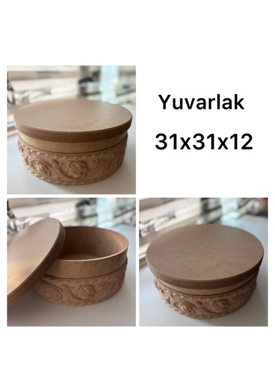 Ham Ahşap Dekoratif Kutu 2