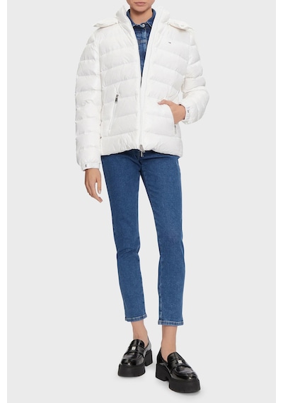 Tommy Jeans Bayan Mont Dw0dw19926 Ybr Beyaz Beyaz