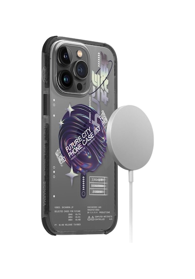 Apple Uyumlu iPhone 14 Pro Max Kılıf Skinarma Şeffaf Airbag Tasarımlı Magsafe Şarj Özellikli Shorai Kapak