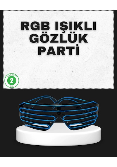 Parti Ve Organizasyonlara Özel Led Işıklı Gözlük "