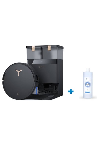 Ecovacs Deebot X8 Pro Omni 1 L Yer Silme Solisyonulu Siyah Robot Süpürge