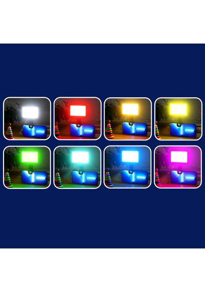 Jmary Fm-150rgb Rgb Led Telefon-kamera Üstü Aydınlatma Işığı Siyah
