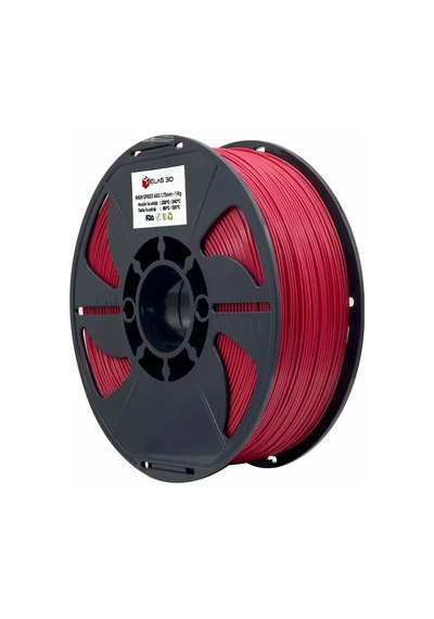 Elas 3d Kırmızı Hs Abs Filament - 1.75mm - 1 Kg Kırmızı