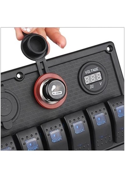 10A ÇAKMAK VE ŞASE SOKET 12V IC-246B-6