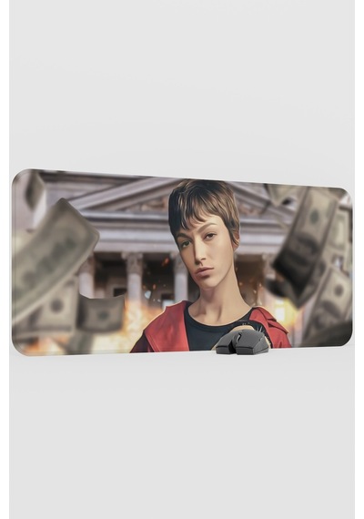 La Casa De Papel-tokyo V5 90x40 Xxl Gaming Kauçuk Kaymaz Taban Mouse Pad Fare Altlığı