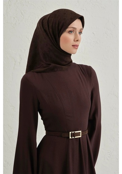 Armine Floş Pamuk Eşarp 1 - 95 X 95 / Kahverengi - 11 Kahverengi - 11
