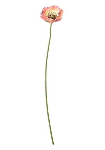 Ikea Smycka Yapay Çiçek, Pembe, 51 Cm, İç-dış Mekan Gelincik
