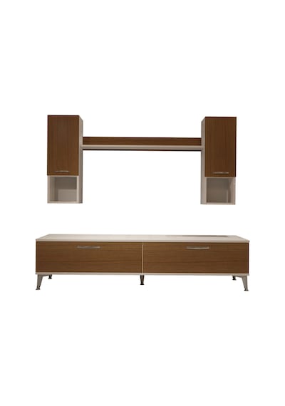 Decoraktiv Eko 5da Slm Std Silver Tv Ünitesi Tv Sehpası Beyaz - Ceviz