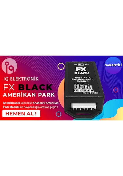Iq Ayarsız Anahtarlı Amerikan Park Modulü Fx Black