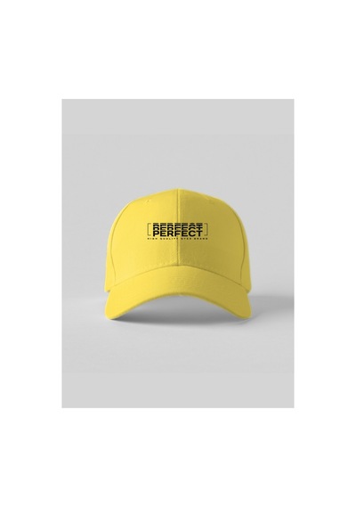 Caxis Perfect Unisex Model Ayarlanabilir Cırtlı Spor Şapka Orijinal Cap Sarı