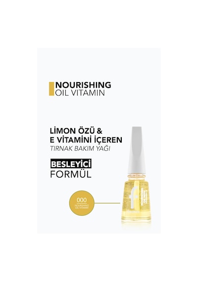 Flormar Nourishing Oil Vitamin Limon Ölzü & E Vitamini İçeren Tırnak Bakım Yağı