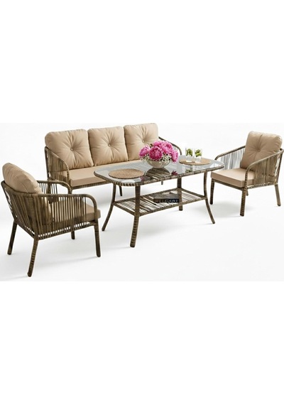Capri Swing Artemis Üçlü Rattan Balkon Bahçe Takımı Kahve Diğer Capri Swing Artemis Üçlü Rattan Balkon Bahçe Takımı Kahve Diğer