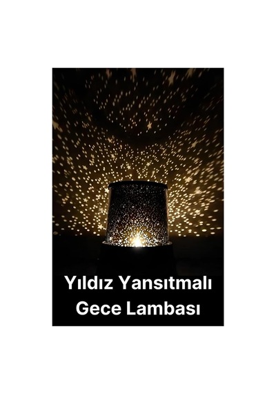 Star Gece Lambası, Çocuk Oda İçi Gökyüzü Aydınlatma, Yıldızlı Diğer