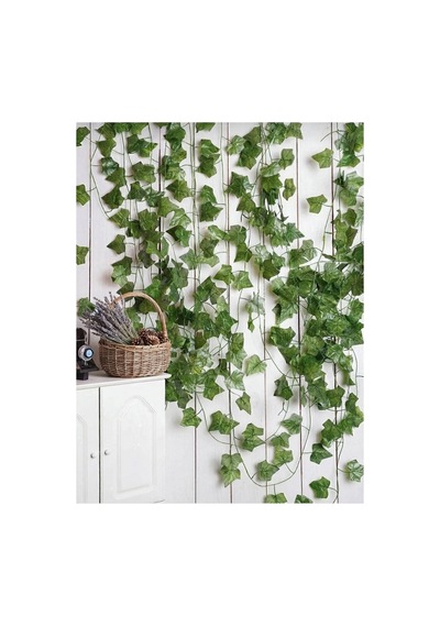 Yeşil Yapraklı Yapay Sarmaşık 230 Cm X 5 Dal Yeşil Yeşil
