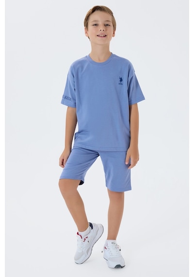 U.s. Polo Assn. Erkek Çocuk Mavi Bermuda Takım 5274-49827 Mavi