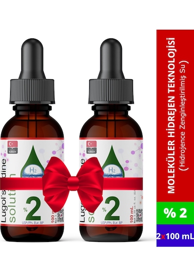 Lugol İyot Çözeltisi %2 Roll-On 2 x 100 ML