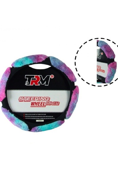 Direksiyon Kılıfı 38cm Pofuduk Renkli Peluş