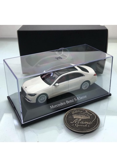2020 Mercedes Benz S Class V223 Diamont White 1 43 Ölçek Herpa