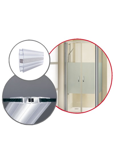 Ayrıntıshop Duşakabin Mıknatıs Fitili 1 Takım 2 Adet 6-8mm Şeffaf