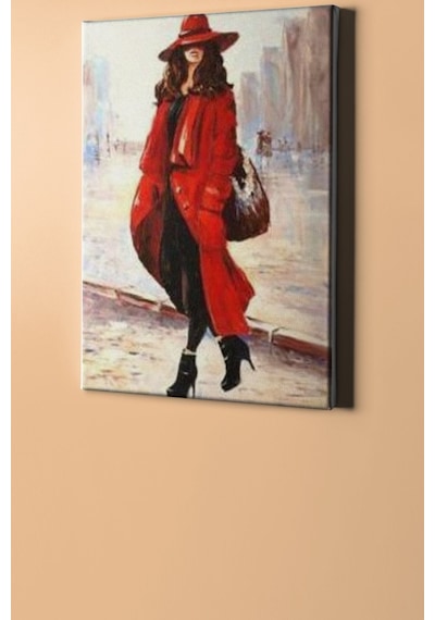 Webstyle Sayılarla Boyama Seti Kasnaklı Kırımızılı Maskülen 60 X 75 Cm