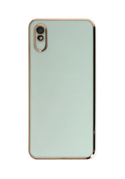 Xiaomi Redmi 9a Kılıf Volet Silikon - Açık Yeşil 0.2M-Çok Renkli