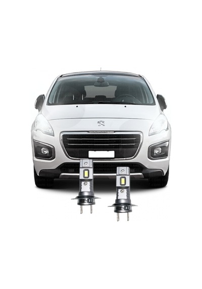 Peugeot 3008 2013-2016 Led Kısa Far Ampulü Mini Led 2'li Set H7