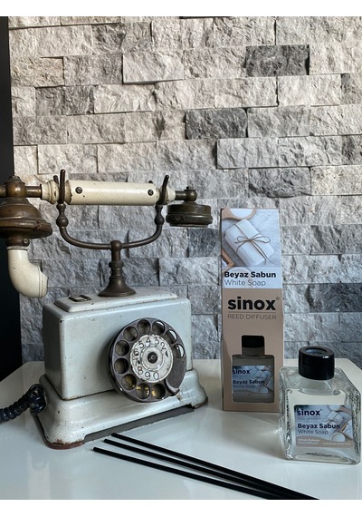 Sinox Bambu Çubuklu Beyaz Sabun Oda Ofis Banyo Kokusu 120 ML