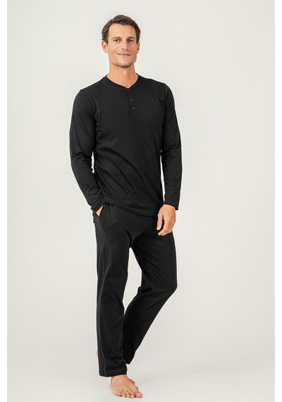 Arnetta Erkek Siyah Pijama Takımı Ar3694-s-v2 Siyah