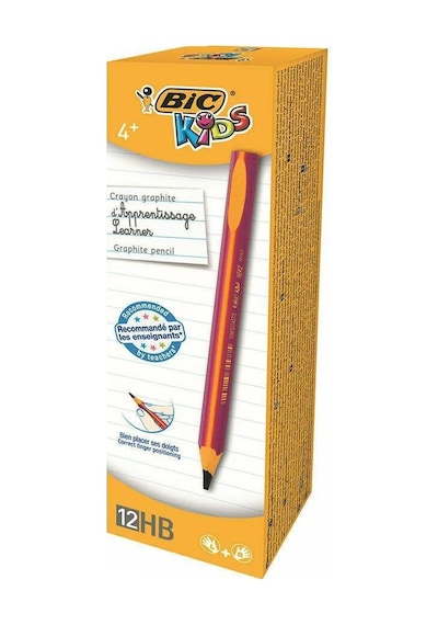 Bic Kurşun Kalem Kids Evolution Hb Üçgen Jumbo 12 Li Pembe 919263