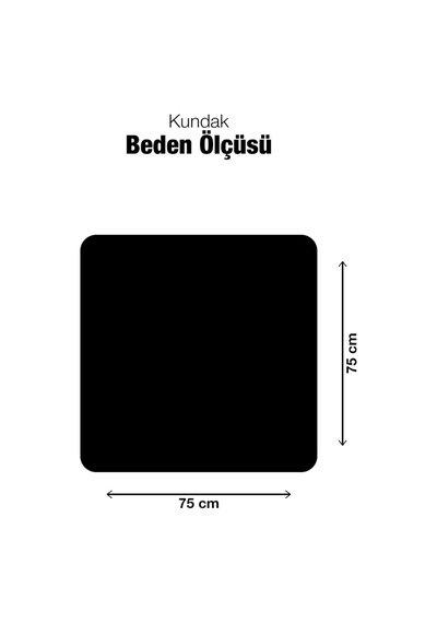 Kedi Desenli Bebek Kundak