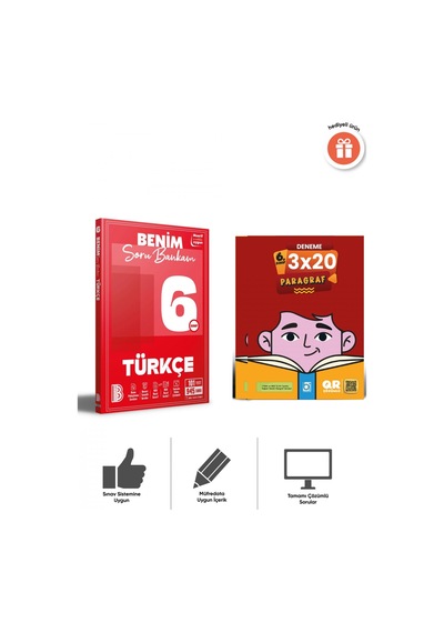 Benim Hocam 2027 6. Sınıf Türkçe Soru Bankası Ve 3x20 Paragraf Deneme Seti Bigelio Yayıncılık