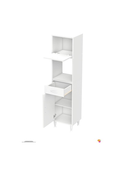 Vio 45 Cm 1 Fırın Veya Mikrodalga Dolabı Çekmeceli Kapaklı Çok Amaçlı Mutfak Dolabı Beyaz Vio 45 Cm 1 Fırın Veya Mikrodalga Dolabı Çekmeceli Kapaklı Çok Amaçlı Mutfak Dolabı Beyaz
