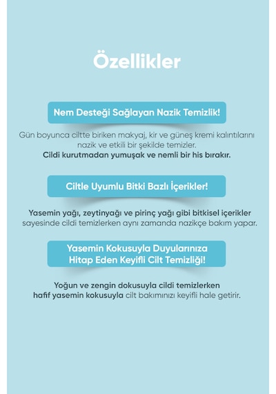Yasemin Özü İçerikli, Nemlendirici Makyaj Temizleme Yağı A'pıeu Jasmine Cleansing Oil Moist 49769815