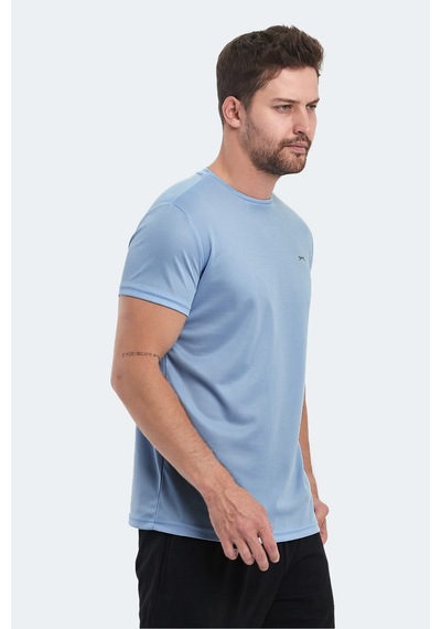 Slazenger OMAR KTN Erkek  Açık Mavi Tişört