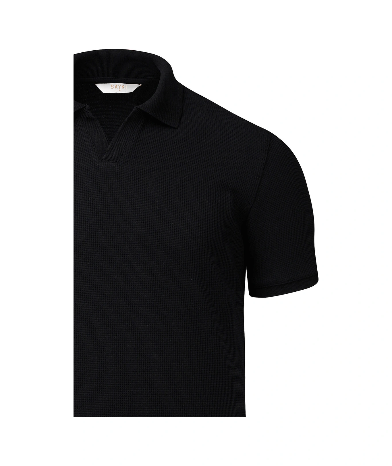 Hatemoğlu Siyah Regular Fit Polo Yaka Pamuklu Tişört 35882 347711