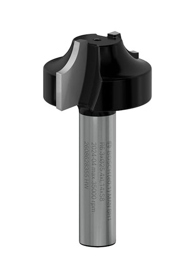2608628355 Aksesuarı Profil Freze E 8 Mm, R1 6,3 Mm, D 25,4 Mm, L 14,3 Mm, G 46 Mm